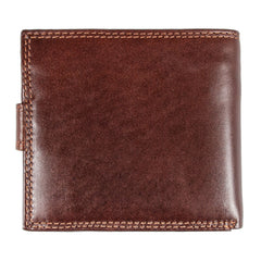 Темно-коричневый мужской кошелек из гладкой кожи ASHWOOD 1258 VT TAN - Viscontibags