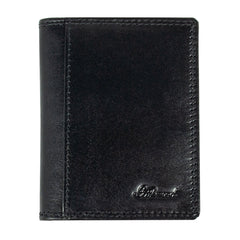 Черный мужской кошелек-картхолдер Ashwood 1290 VT Black