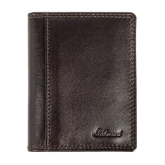 Коричневий чоловічий гаманець-картхолдер Ashwood 1290 VT Brown