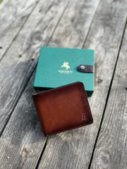 Коричневий вінтажний чоловічий гаманець Visconti AT60 Arthur Tap'n'Go (Brown/Tan)