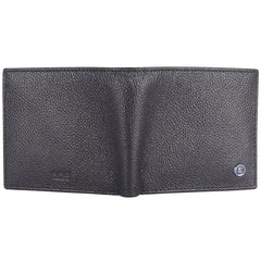 Черный мужской кошелек из гладкой кожи Brampton London Plutus 31975 Black