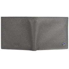 Сірий чоловічий гаманець із гладкої шкіри Brampton London Plutus 31975 GREY
