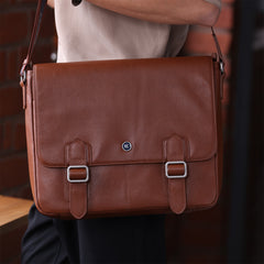 Сумка для ноутбука 14 Brampton London Emissary 64403 TAN (рыжий)