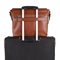 Сумка для ноутбука 14 Brampton London Emissary 64403 TAN (рыжий)