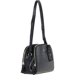 Сумка Crossbody Ashwood C57 BLACK/CROC (Чорна)