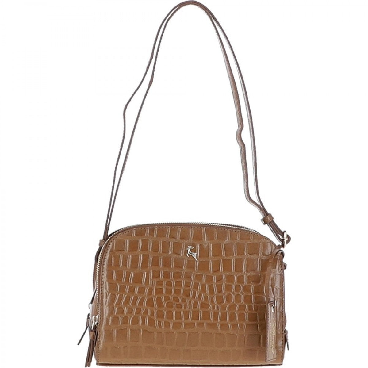 Сумка Crossbody Ashwood C57 TAN/CROC (Руда)