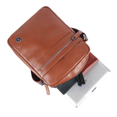 Мужская сумка на плечо Brampton London Crossflow 64405 TAN (рыжий)