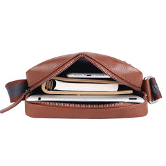 Мужская сумка на плечо Brampton London Crossflow 64405 TAN (рыжий)