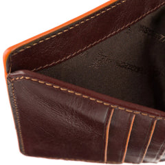 Портмоне Visconti ALP92 Brown Tignes із монетницею на замку