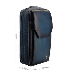 Маленька сумка для смартфона Visconti AT45 B/BLUE