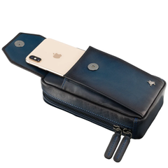 Маленька сумка для смартфона Visconti AT45 B/BLUE