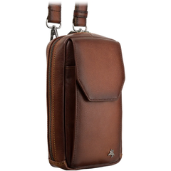 Маленька сумка для смартфона Visconti AT45 B/TAN