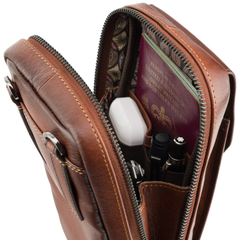 Маленька сумка для смартфона Visconti AT45 B/TAN