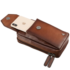 Маленька сумка для смартфона Visconti AT45 B/TAN