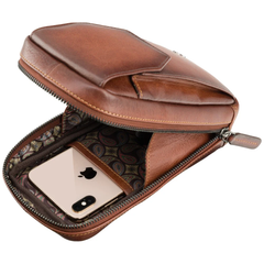 Маленька сумка для смартфона Visconti AT45 B/TAN