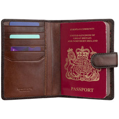 Обложка на паспорт Visconti AT74 Blake (Burnished Tan)