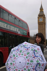 Зонт женский Fulton L354 Minilite-2 London map (Карта Лондона)