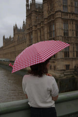 Мини зонт Fulton L501 Tiny-2 Red Gingham (Красная клетка)