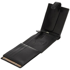 Черный мужской кошелек Visconti MZ5 Rome (black)