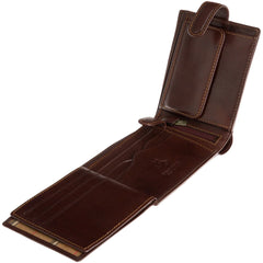 Коричневый мужской кошелек Visconti MZ5 Rome (brown)