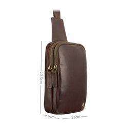 Сумка-слінг S42 Jamie - Cross Body Bag (Brown)