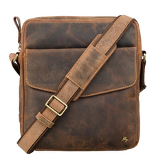 Мужская сумка на плечо Visconti TC70 - Vesper A5 (Oil Tan)