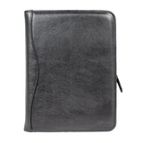 Кожаная папка Ashwood A4 ZIP Black (Черный)