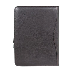 Шкіряна папка Ashwood A4 ZIP BROWN