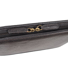 Шкіряна папка Ashwood A4 ZIP BROWN