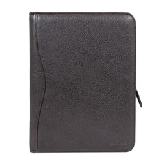 Шкіряна папка Ashwood A4 ZIP BROWN