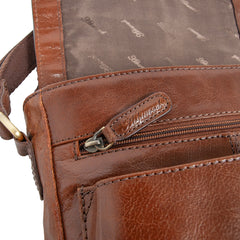 Руда чоловіча сумка на плече Ashwood BENJAMIN CHSTN