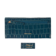 Классический женский кошелек Ashwood C05 TEAL (синий)