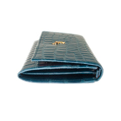 Классический женский кошелек Ashwood C05 TEAL (синий)