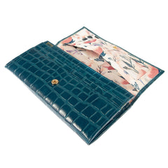 Классический женский кошелек Ashwood C05 TEAL (синий)