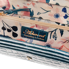 Классический женский кошелек Ashwood C05 TEAL (синий)