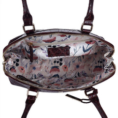 Жіноча шкіряна сумка Ashwood C53 Bordo