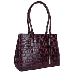 Жіноча шкіряна сумка Ashwood C54 Bordo