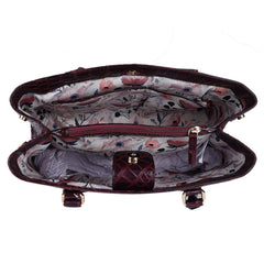 Жіноча шкіряна сумка Ashwood C54 Bordo