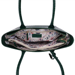 Жіноча містка шкіряна сумка Ashwood C56 GREEN