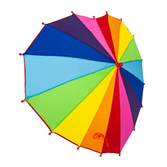 Зонт-трость детский в виде сердца C932-041024 Heart Junior Rainbow Heart (Радужные сердца)