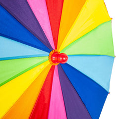 Зонт-трость детский в виде сердца C932-041024 Heart Junior Rainbow Heart (Радужные сердца)