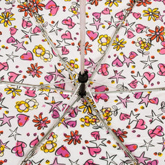 Зонт женский Fulton Superslim-2 L553 Sketch Heart (Эскиз сердца)