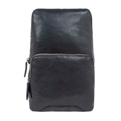 Чоловіча сумка-слінг Ashwood G39 BLACK (чорна)