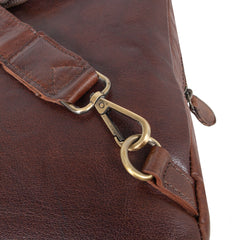 Чоловіча сумка слінг Ashwood G39 BRANDY (темно-коричнева)