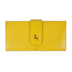 Женский кошелек клатч Ashwood J53 AURORA (Желтый)