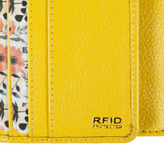 Женский кошелек клатч Ashwood J53 AURORA (Желтый)