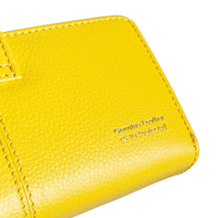 Женский кошелек клатч Ashwood J53 AURORA (Желтый)
