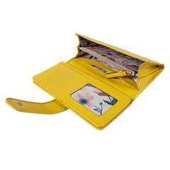 Женский кошелек клатч Ashwood J53 AURORA (Желтый)