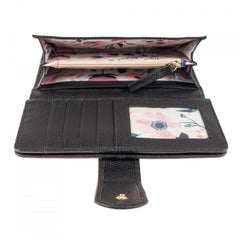 Женский кошелек клатч Ashwood J53 BLACK (Черный)