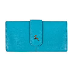 Женский кошелек клатч Ashwood J53 BLUE ATOLL (Синий)